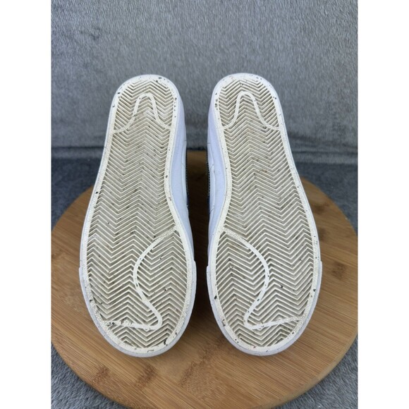 Nike Boys Blazer Mid Next Nature FD0690-100  White Street Leather Sneakers 5.5Y - Picture 7 of 8